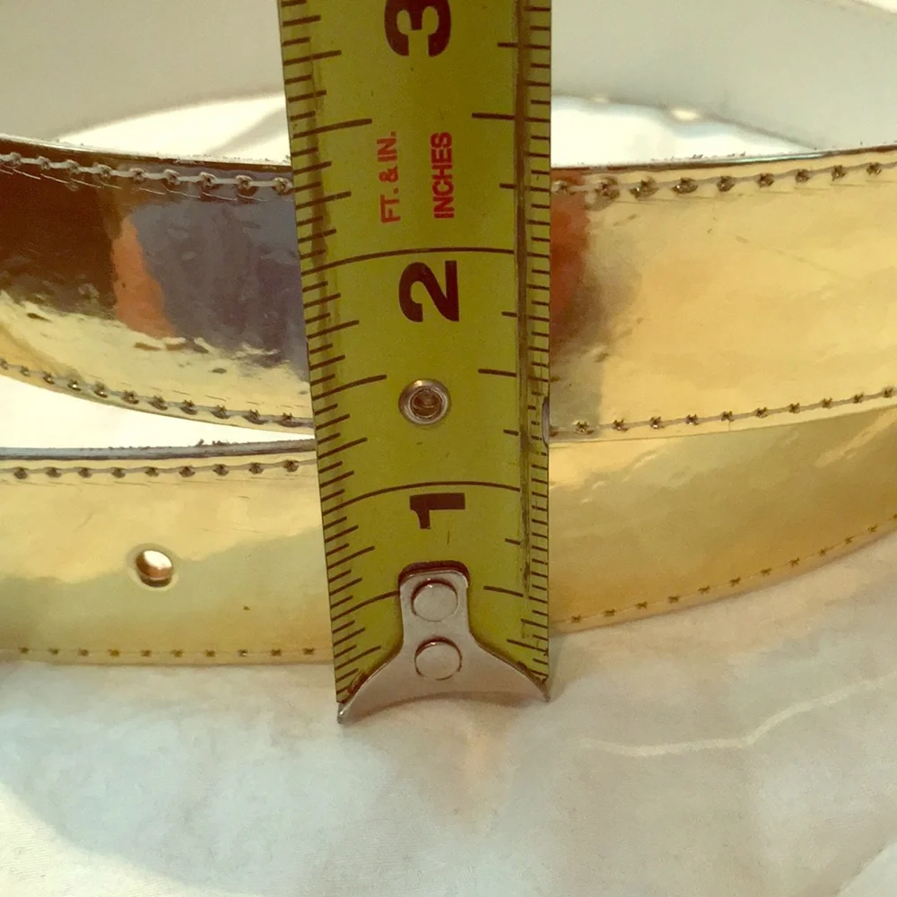 Metallic Gold Vintage Glam Belt Size M